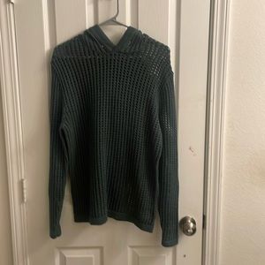 Art Of Rhetoric linen knitted hoodie
